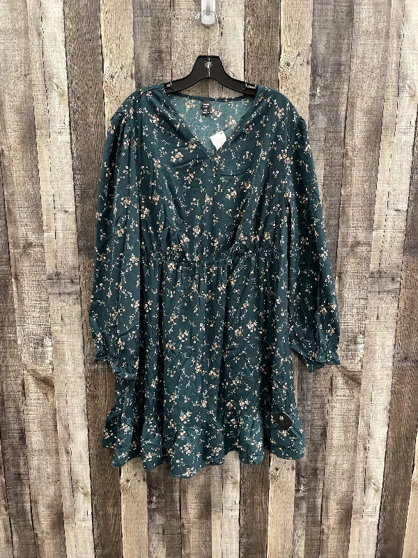 Dress Casual Maxi By Shein In Green, Size: 3x