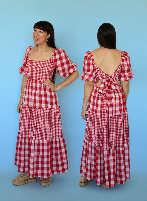 Mariposa Bow-Back Dress - PDF sewing pattern (sizes 6–20)
