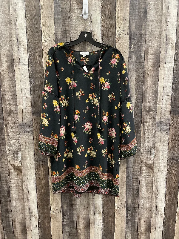 Dress Casual Midi By Allison Joy In Black, Size: L