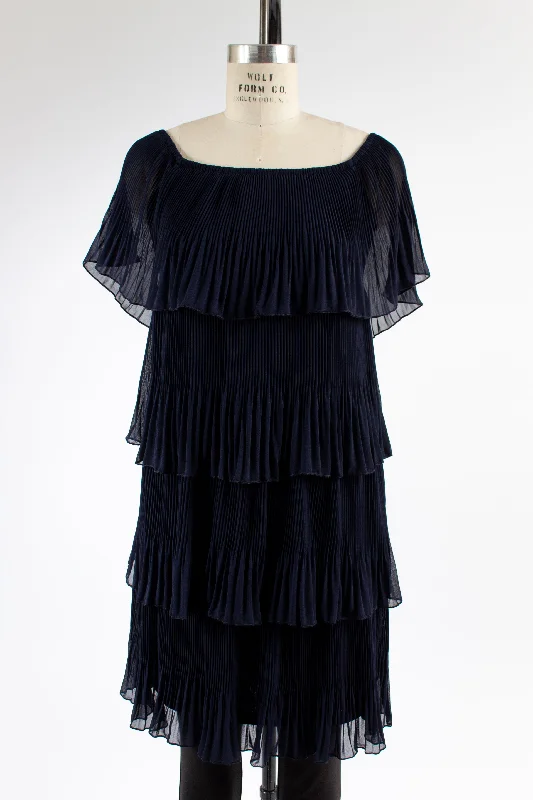 Midnight Woven Dress