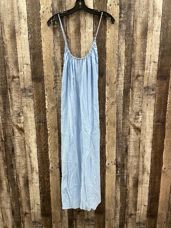Dress Casual Maxi By Zara In Blue, Size: Xs