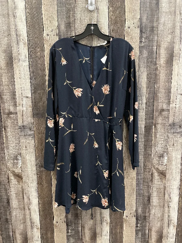 Dress Casual Midi By Lush In Black, Size: Xl