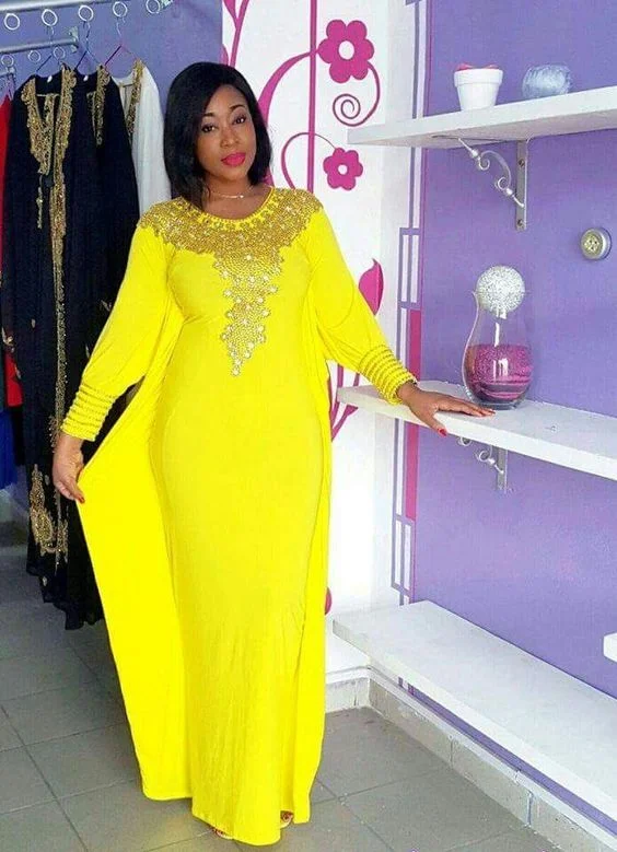 Yellow African Clothing for Women. Dashiki Long Dress. Women's Clothing. Maxi. Boubou. Ankara. Kitenge