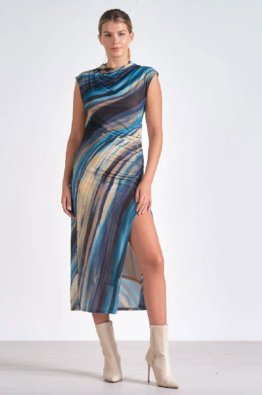 Blue Long Dress