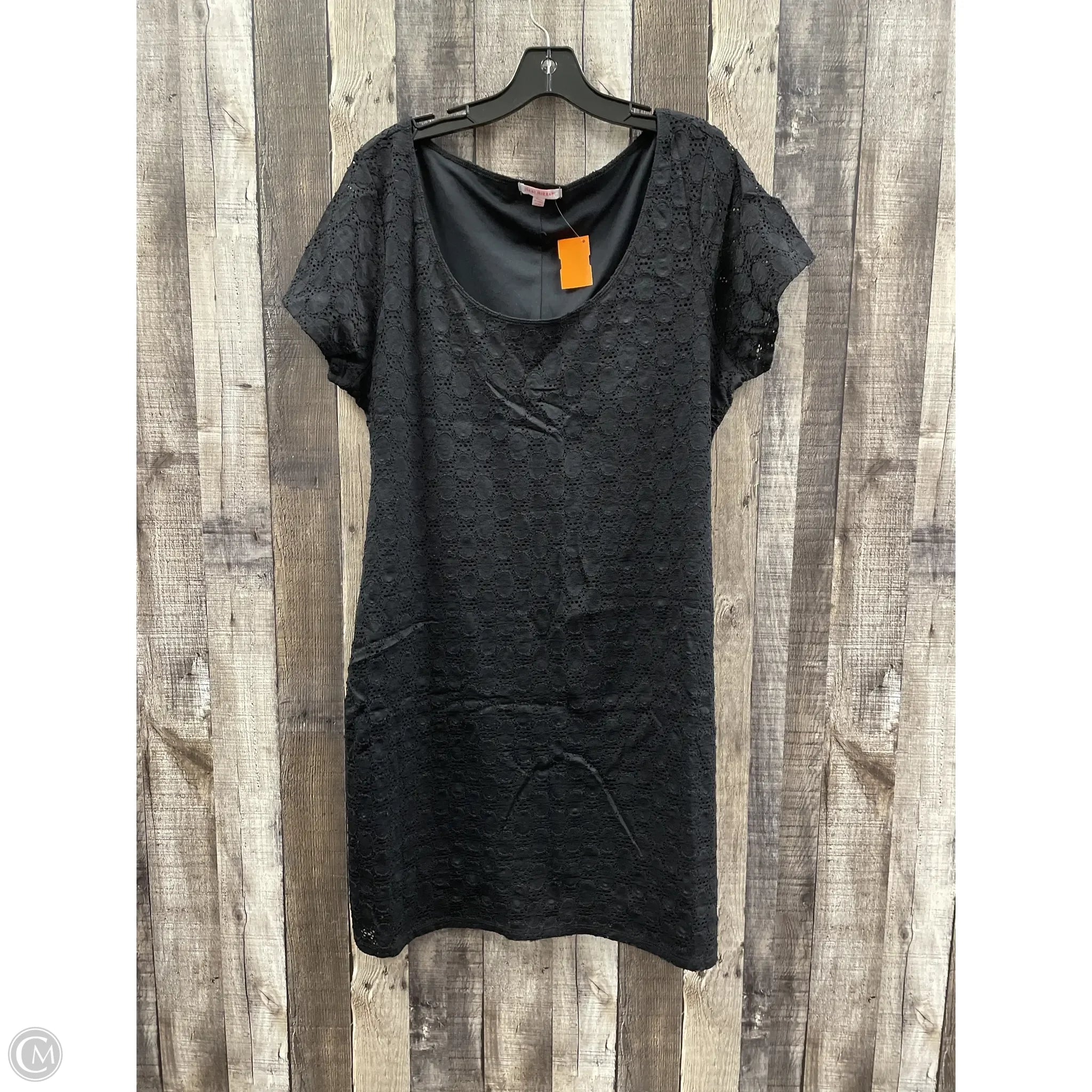 Dress Casual Midi By Isaac Mizrahi In Black, Size: Xxl