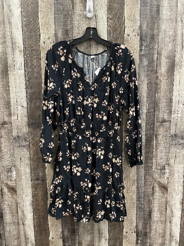 Dress Casual Midi By Old Navy In Black, Size: M