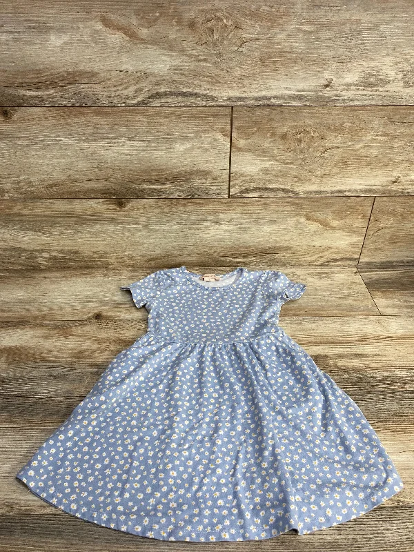 Emma & Elsa Floral Dress Blue sz 4T