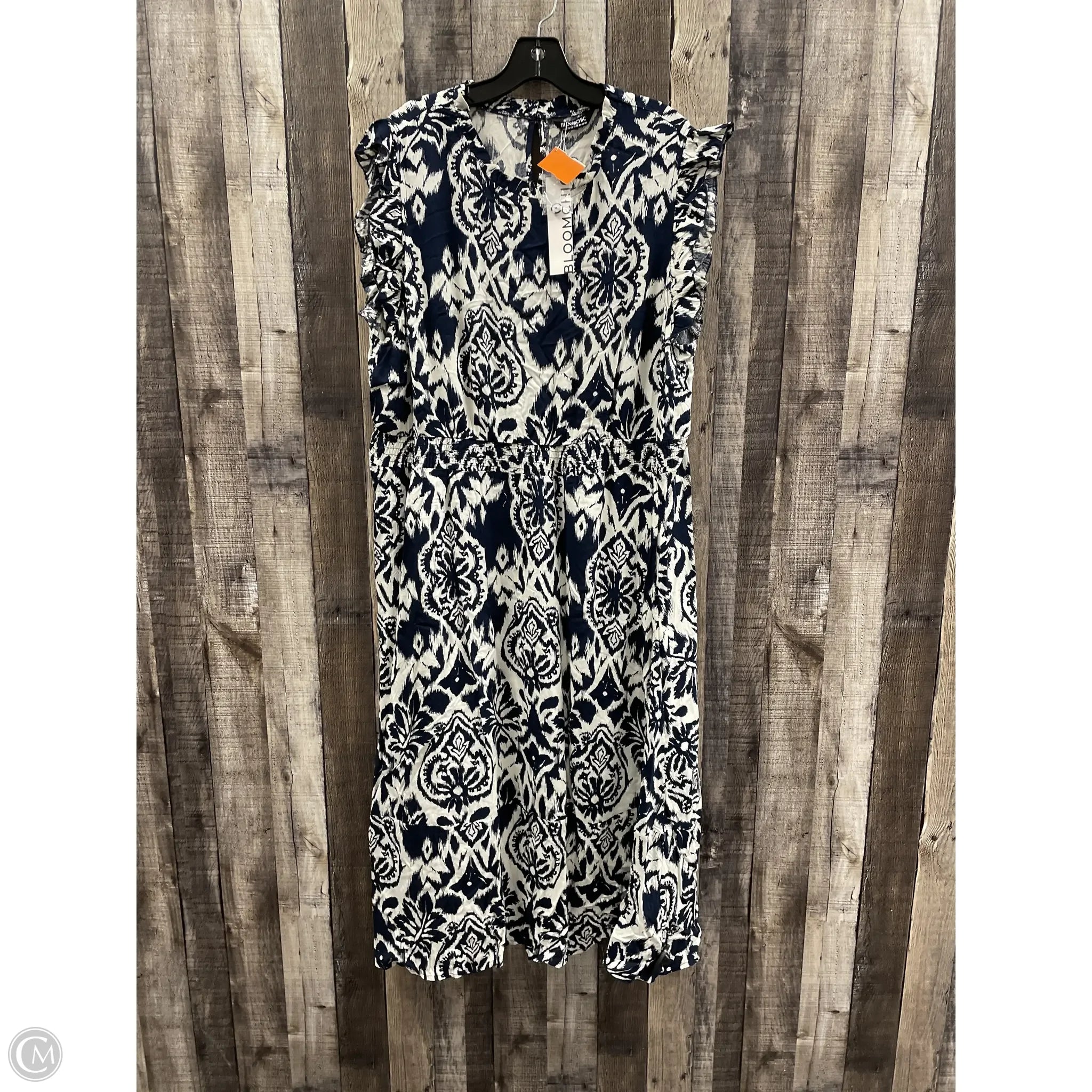 Dress Casual Maxi By Cme In Navy, Size: 1x