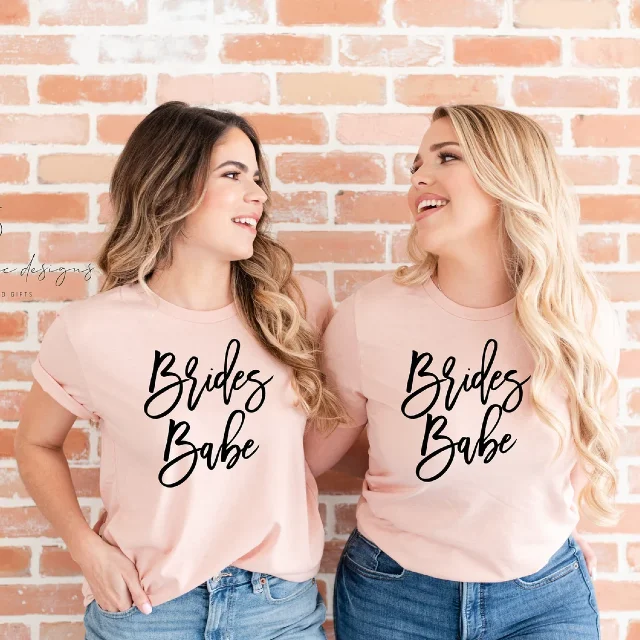 Bridesmaid shirts, bachelorette shirts, bridesmaid proposal, bridal party wedding shirt- bridesmaid gift, bachelorette party mother of the Soft Cotton Short Tee