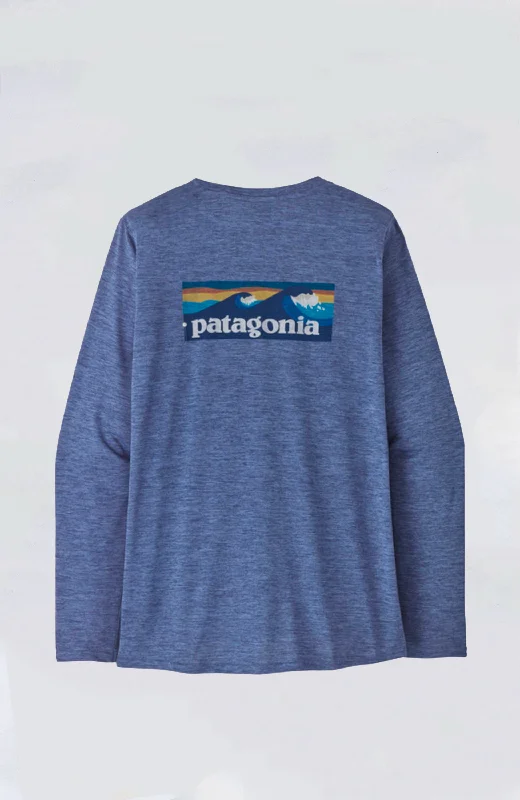 Patagonia - Women's L/S Cap Cool Daily Graphic Shirt - Waters Elegant Lace-Trimmed Short Shirt