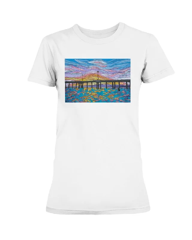 Waiting For a Set - Missy T-Shirt Graphic Embroidered Appliqued