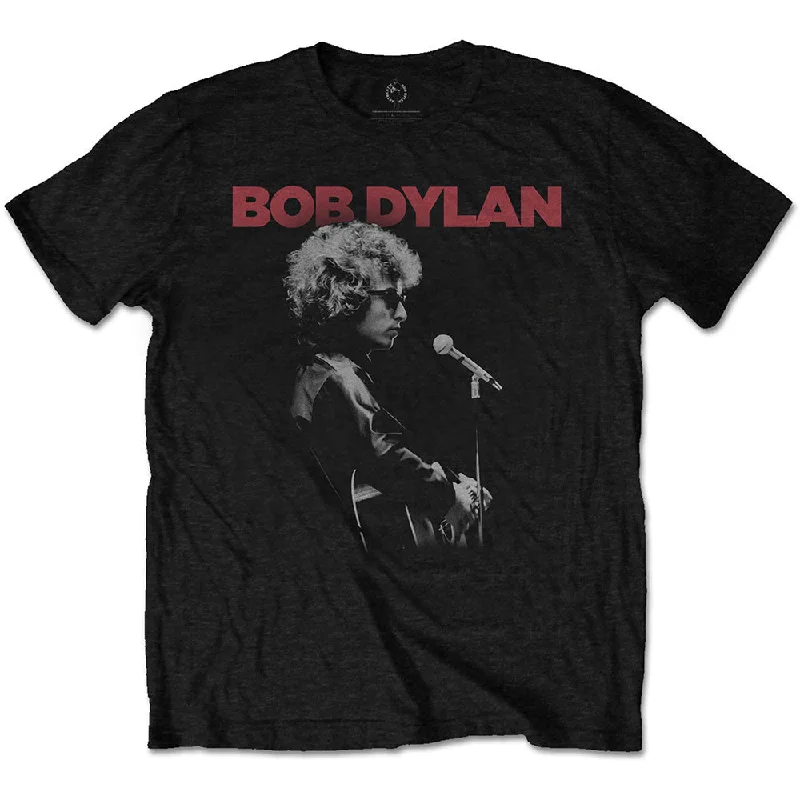 Bob Dylan | Official Band T-Shirt | Sound Check Ribbed T-Shirt High Neck Heavyweight