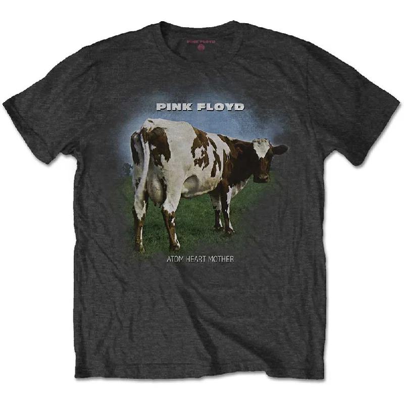 Pink Floyd | Official Band T-shirt | Atom Heart Mother Fade Spandex Blend Rayon Blend Denim Blend