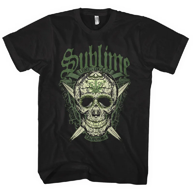 Sublime | Official Band T-Shirt | Long Beach Plaid T-Shirt Polka Dot Checkered