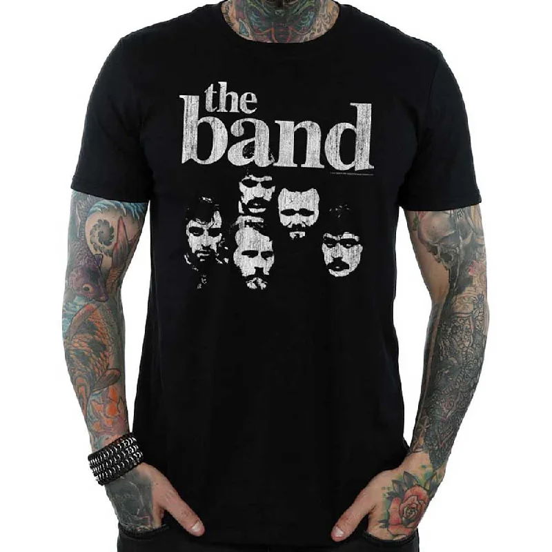 The Band | Official Band T-Shirt | Heads Collared Crew Neck Turtle Neck