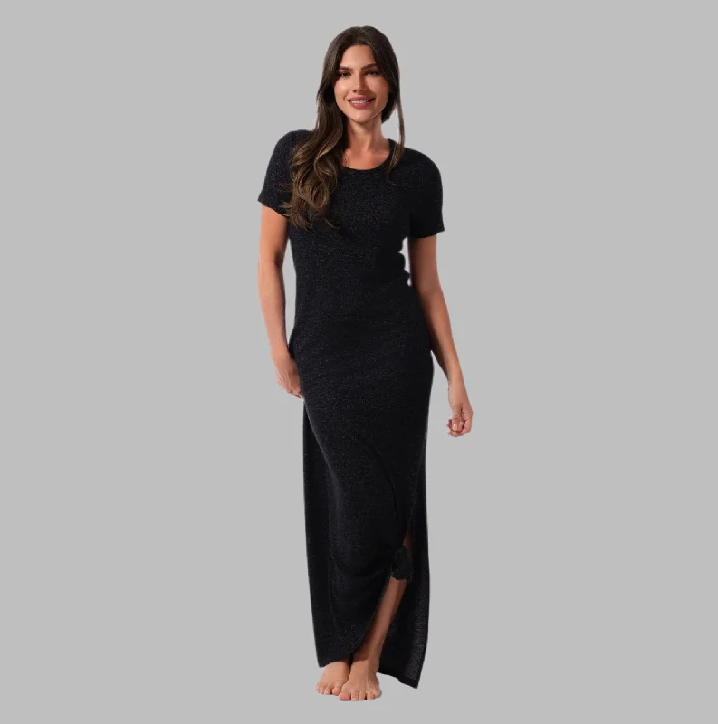 VALERIE SS MAXI DRESS Comfortable Ruffle Maxi Dress