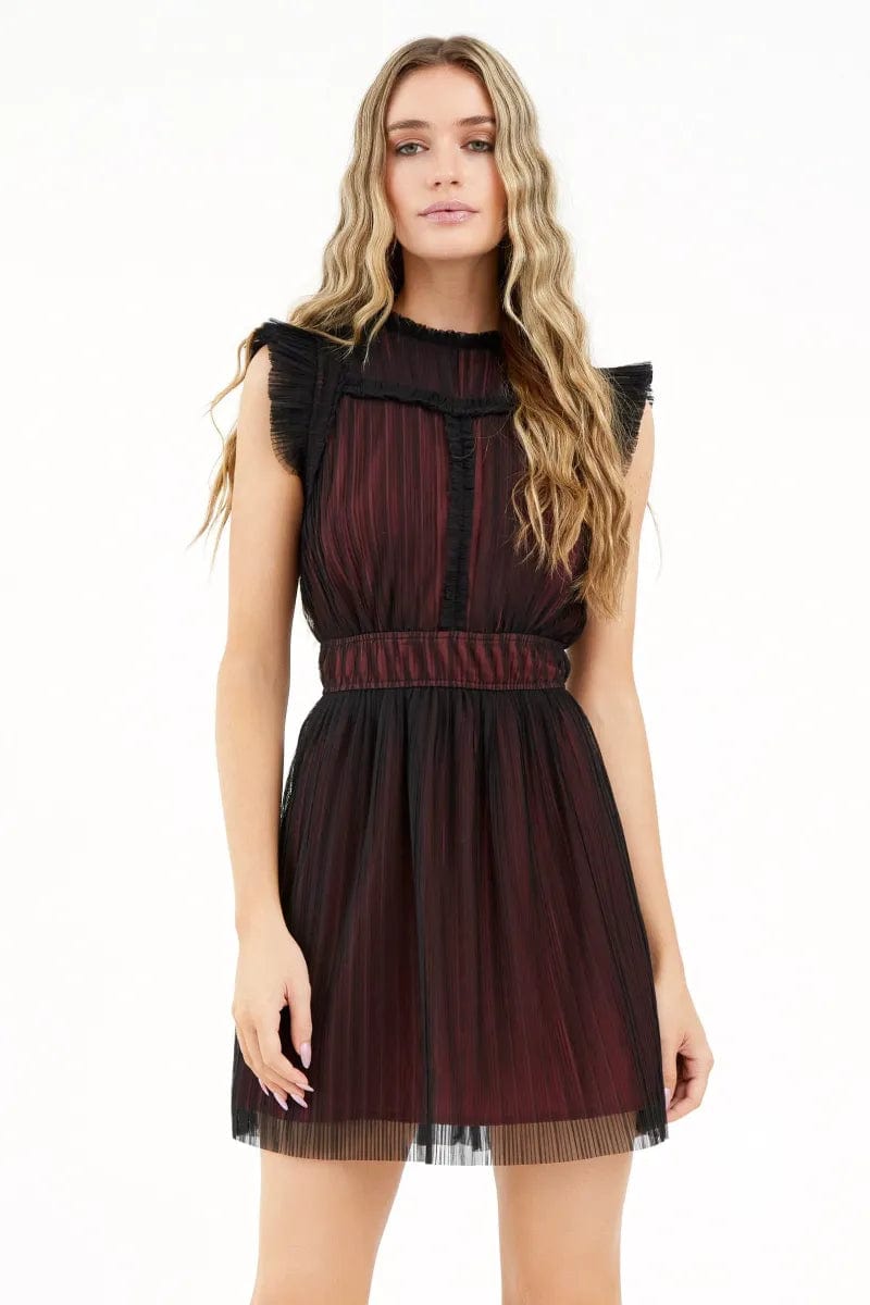 Ariana Tulle Mini Dress Classic Solid Mini Dress