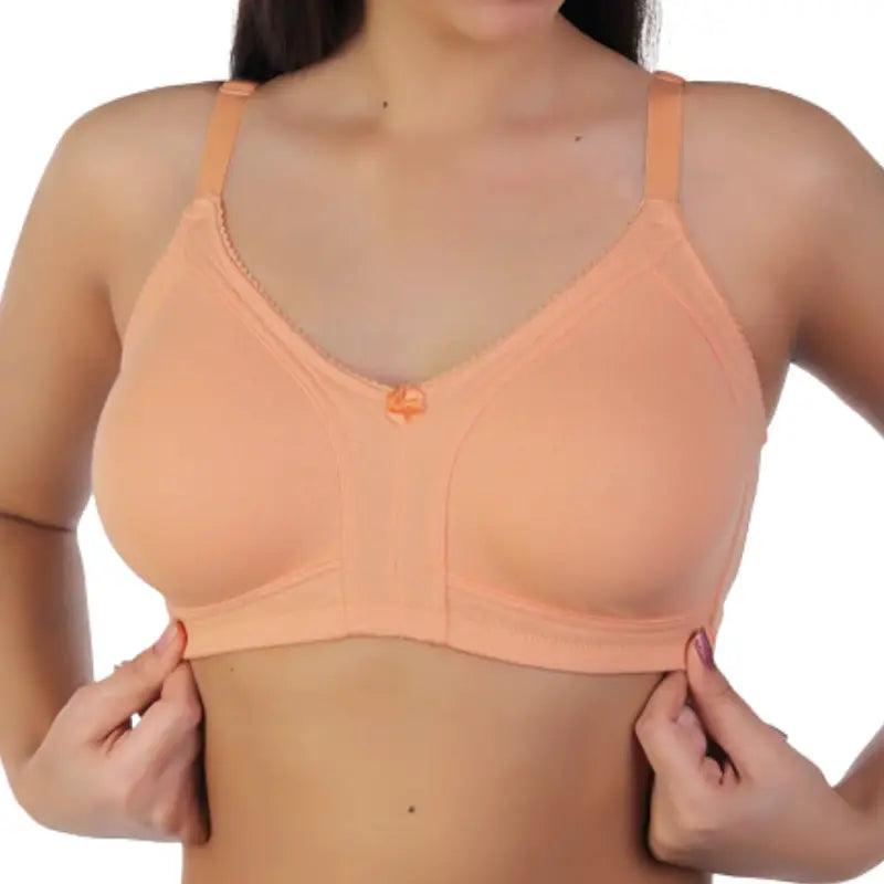 Shapewear Full Coverage Double Layered Soft Cotton Bra Soft Support Bra