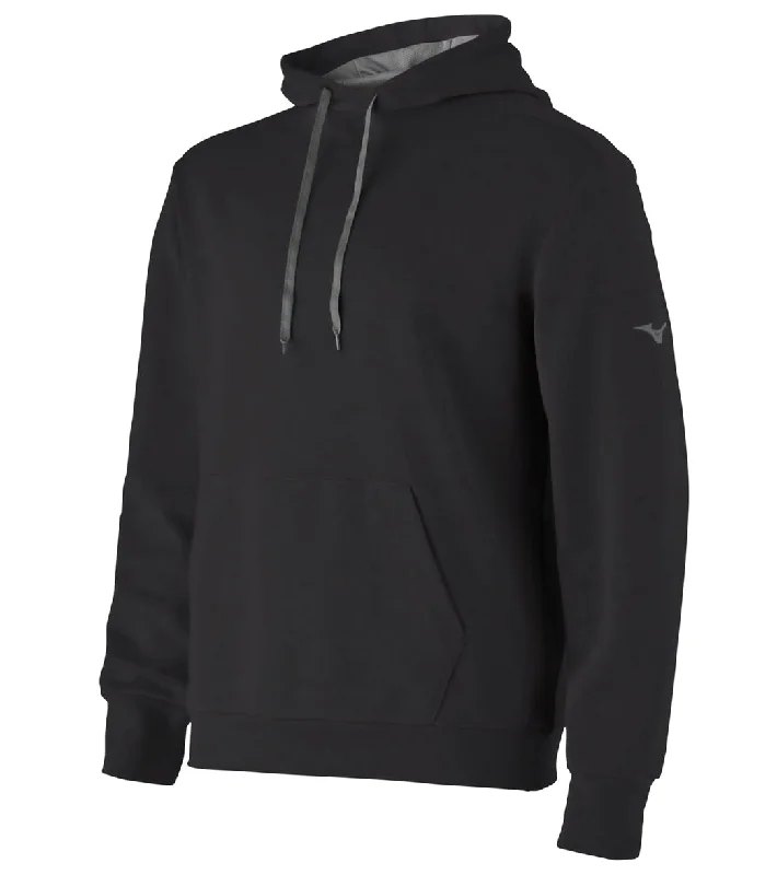 Mizuno Youth Challenger Hoodie Black Hoodie with Velcro Closure Adjustable Secure