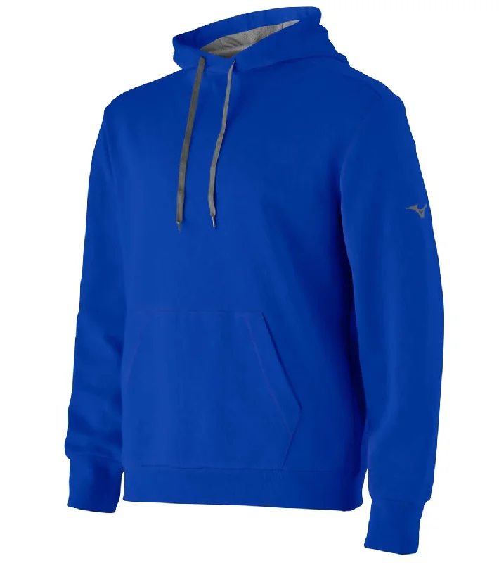 Mizuno Youth Challenger Hoodie Royal Hoodie with Tied Waist Feminine Flattering