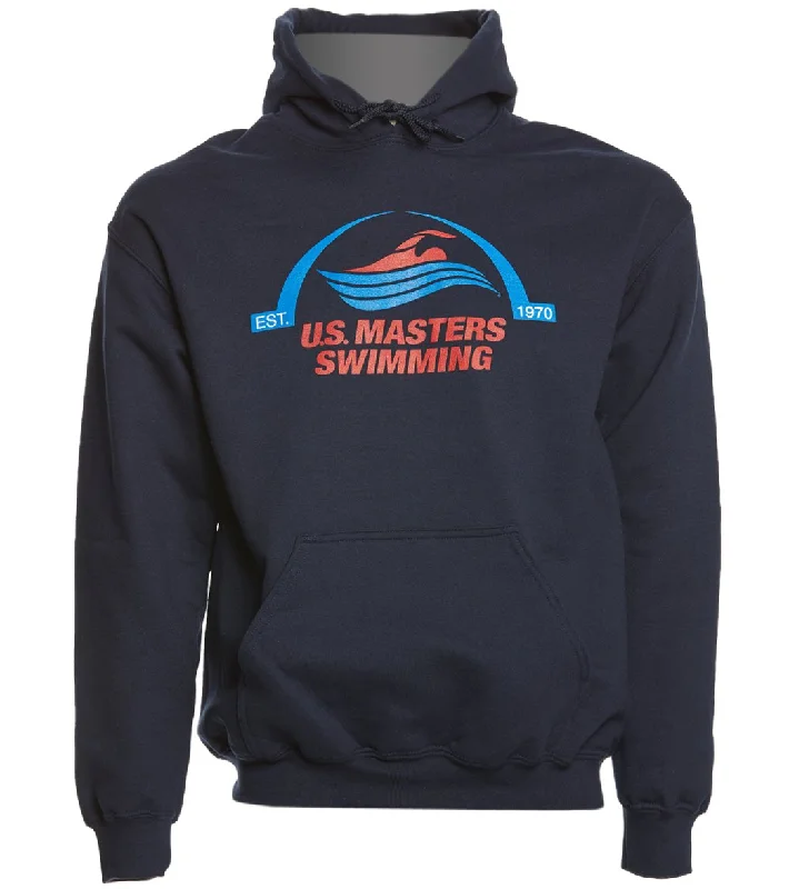 USMS Classic Hooded Sweatshirt Hoodie with V-Neck Classic Versatile