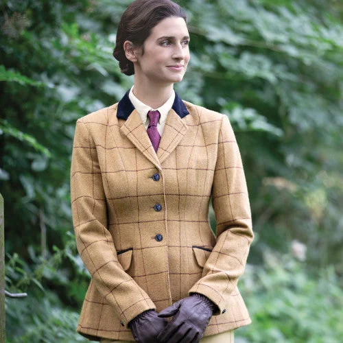 Wheatley Deluxe Tweed Riding Jacket Oversized Jacket Tailored Jacket Straight Jacket