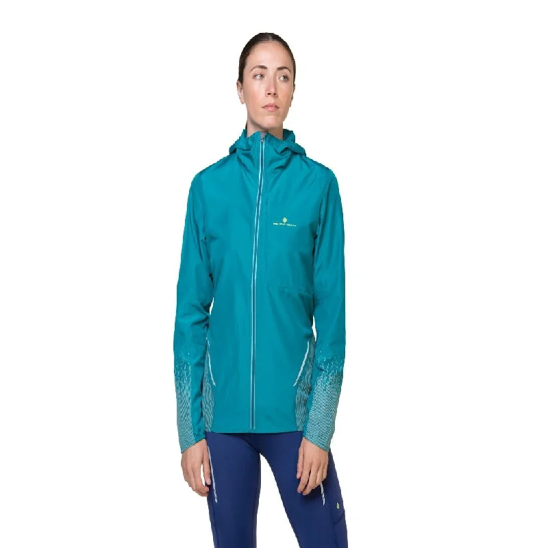 Ronhill Women's Tech Reflect Jacket in Marine/Reflect AW24 A-Line Jacket Boat Neck Shawl Collar