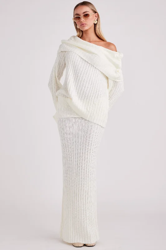 BROOKS MAXI SKIRT slim fit skirt