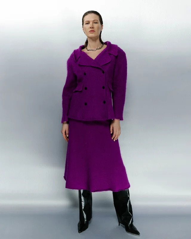 Violet skirt corduroy skirt durable