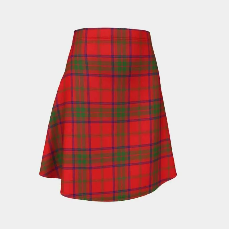 Ross Modern Tartan Flared Skirt denim skirt durable